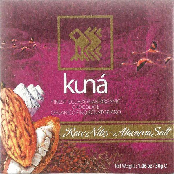Kuna - raw nibs and salt - front 800x800