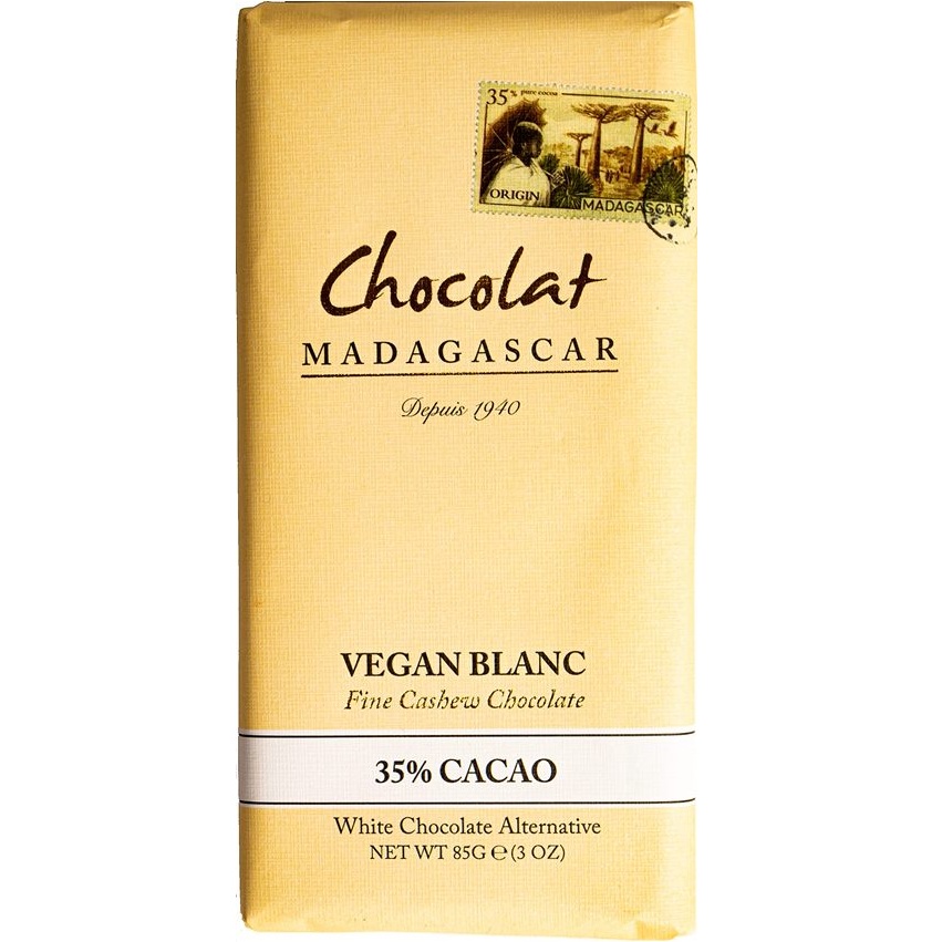 Chocolat Madagascar 35% vegane Mylchschokolade aus Cashews