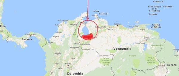 Morin-Venezuela-Porcelana - map - south of
