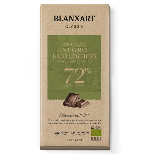 Blanxart Classic Noir 72% BIO