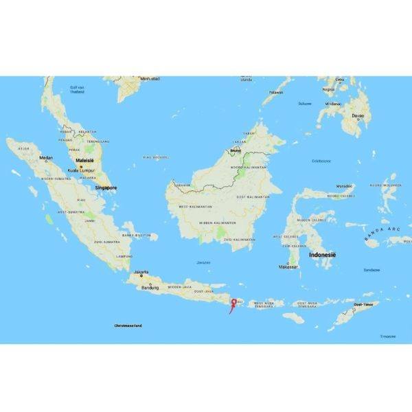 Krakakoa - pulukan - bali - map