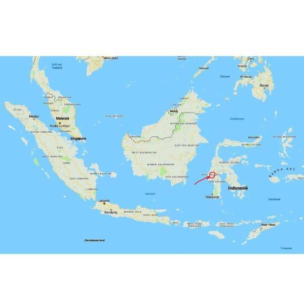 Krakakoa - saludengen - sulawesi - map 800x800