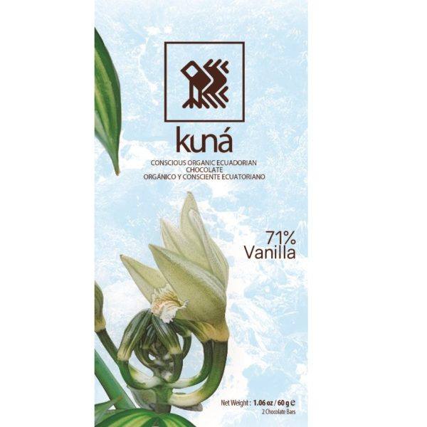 Kuna vanilla 71 60 gr - front