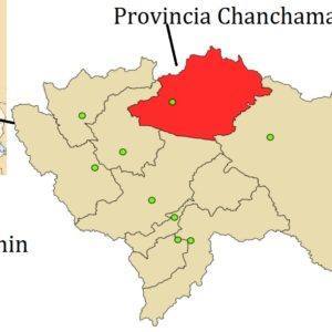 Morin Peru Provincia Chanchamayo - map WikiCommons