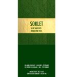 Soklet 60% Noir avec Menthe et Éclats