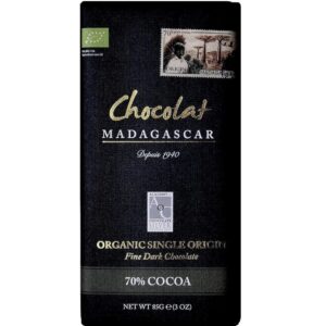 Chocolat Madagascar Fine Noir 70% BIO/AB
