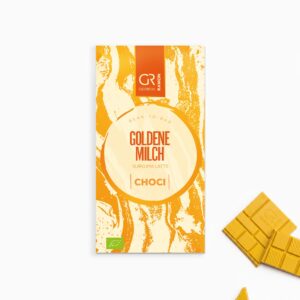 Un délicieux chocolat au lait blanc – non, jaune ! – aux saveurs alléchantes de curcuma et d'épices