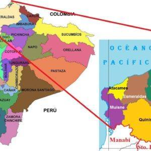 Kuná - mapa Ecuador Esmeraldas y Rio Verde