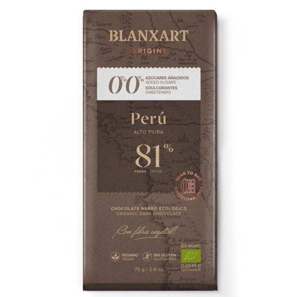 Blanxart z. toegev. suiker Peru 81% BIO