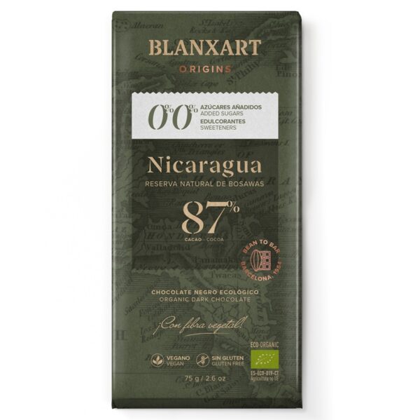 Blanxart z. toegev. suiker Nicaragua 87% BIO